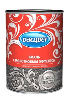 Эмаль с молотковым эффектом Расцвет 0,8кг золотистая (3338)/16924