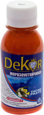 Паста колер DEKOR №25 персик 100гр/3298