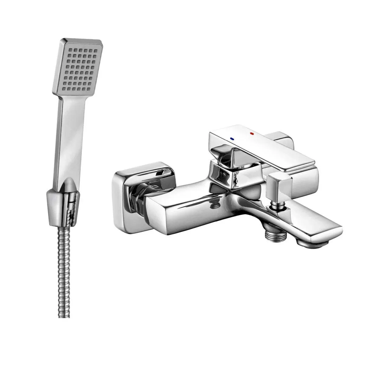 Смеситель GROSS AQUA для ванны, короткий излив 2510880C Edge