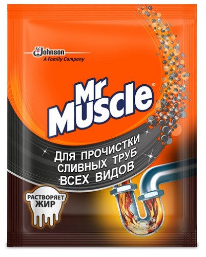 Средство для прочистки труб Mr. Muscle 70гр