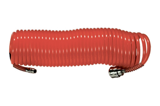 Шланг спиральный воздушный, 5 м, с быстросъемными соединениями /MATRIX 57002