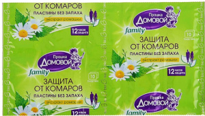 Пластины от комаров Домовой Прошка 10шт