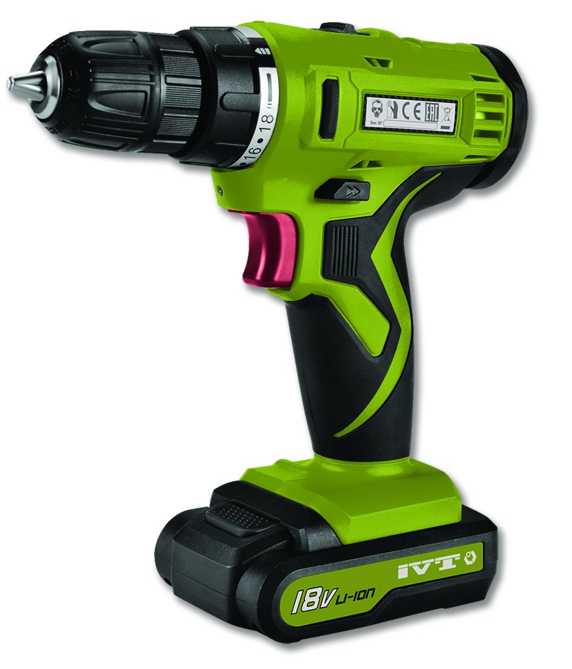 Дрель аккумуляторная IVT CSD Li 18G RC литий-ионная /6876/20501
