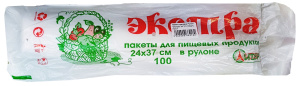 Пакеты фасовка Рулон "Экстра" 24*37 (100шт) ГОСТ