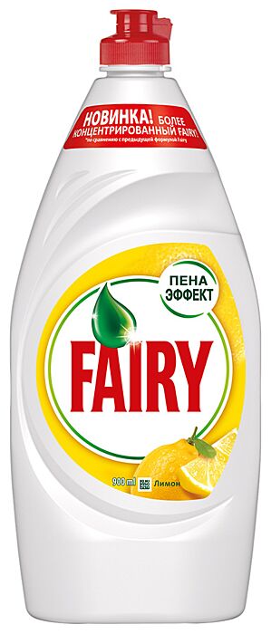 Средство для мытья посуды FAIRY Сочный лимон 900мл+FAIRY зел.яблоко/80725514