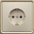 Розетка SAKURA с/з с/у мокка TEKLED Electric 282-03444