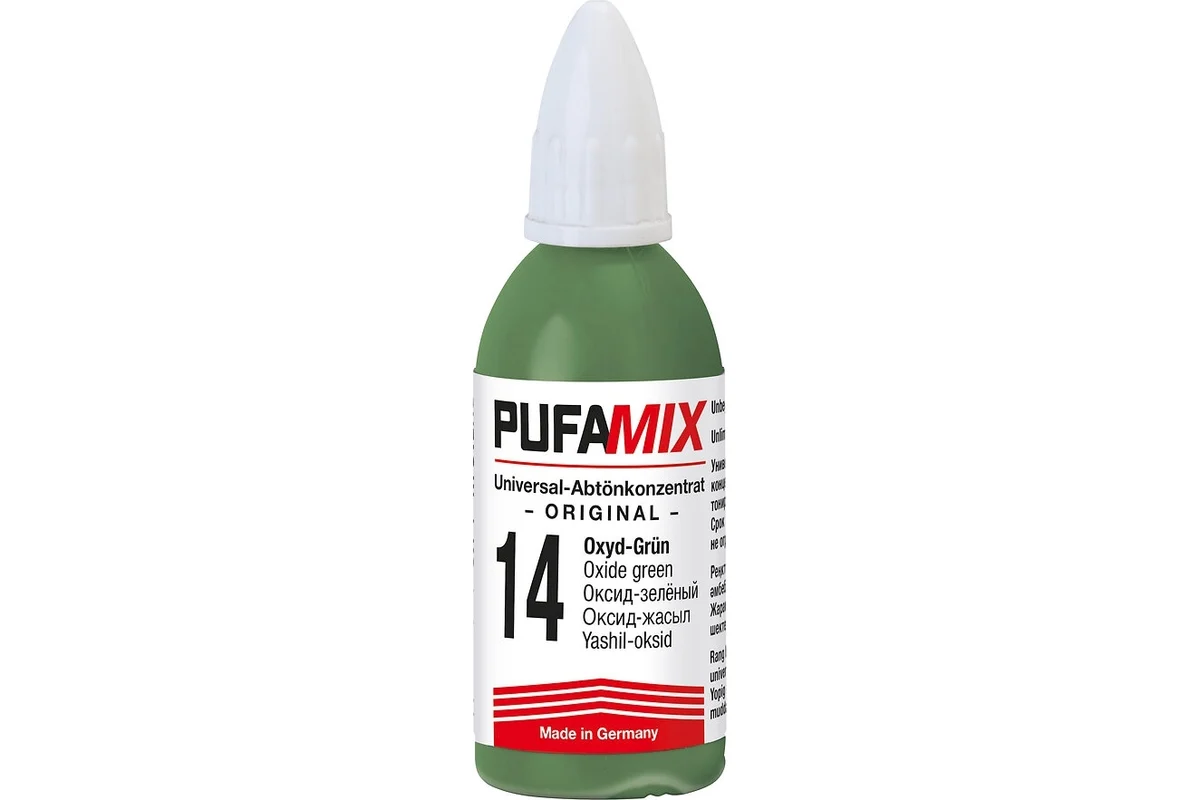 Колеровочная паста PUFAMIX №14 (зеленый) 20мл