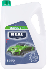 Антифриз REAL CLASSIC G-11 зеленый 8кг /0018/2758