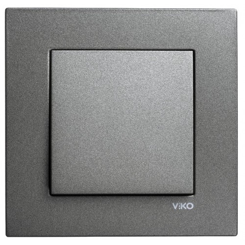 Выключатель 93000401 NOVELLA темно-серый (комплект) /367-364050