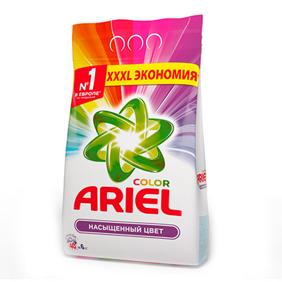 Порошок стиральный ARIEL АВТОМАТ  ДЛЯ ЦВЕТНОГО 6 кг/6111