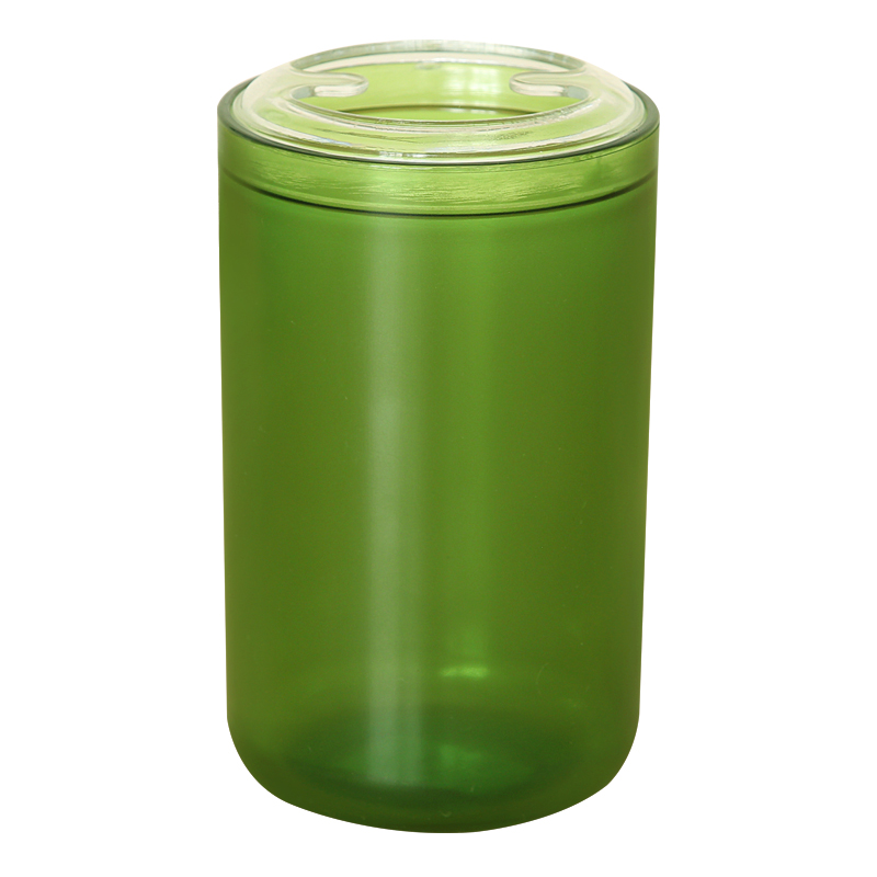 Стакан для зубных щеток Delphinium Green, пластик/106303