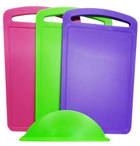 Набор разделочных досок на подставке Ярко-зеленый/М1580