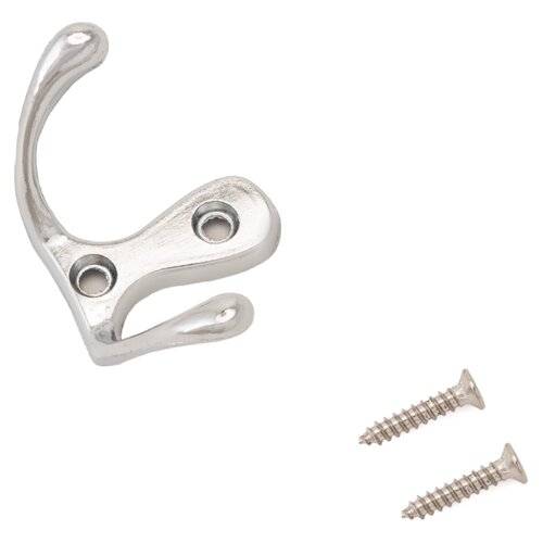 Крючок-вешалка СТАНДАРТ 002 CP хром ЕВРОПАКЕТ /10188