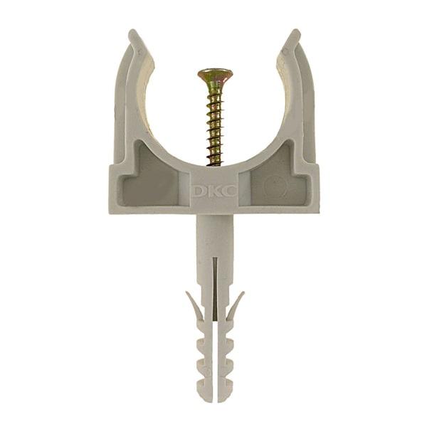 Клипса для гофротрубы 16мм+дюбель DKC 51316 /82416
