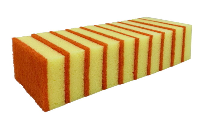 Губка хозяйственная IDEAL Стандарт 10шт /2100