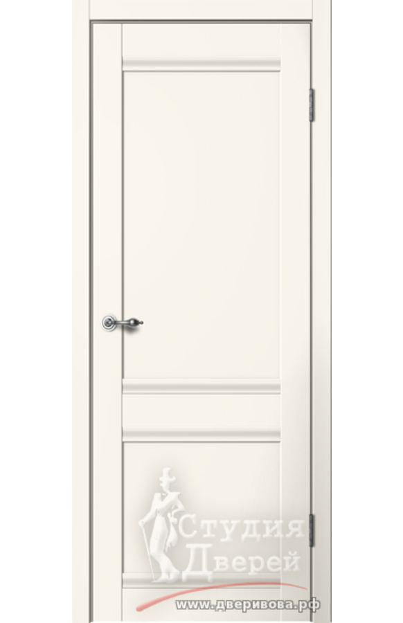 С01 Полотно дверное глухое 800*2000 ПВХ эмалит ваниль/5618/8