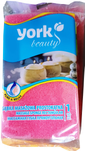 Губка для ванны и массажа PROSTOKATNA  /1104/
