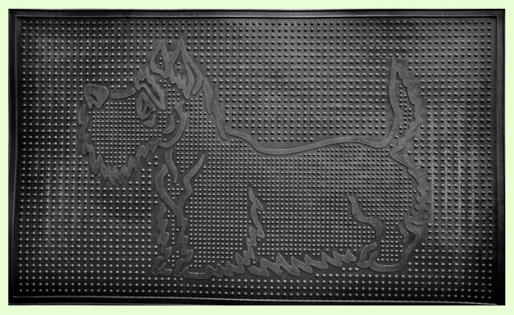 Коврик резиновый Скотч-терьер 40*60см