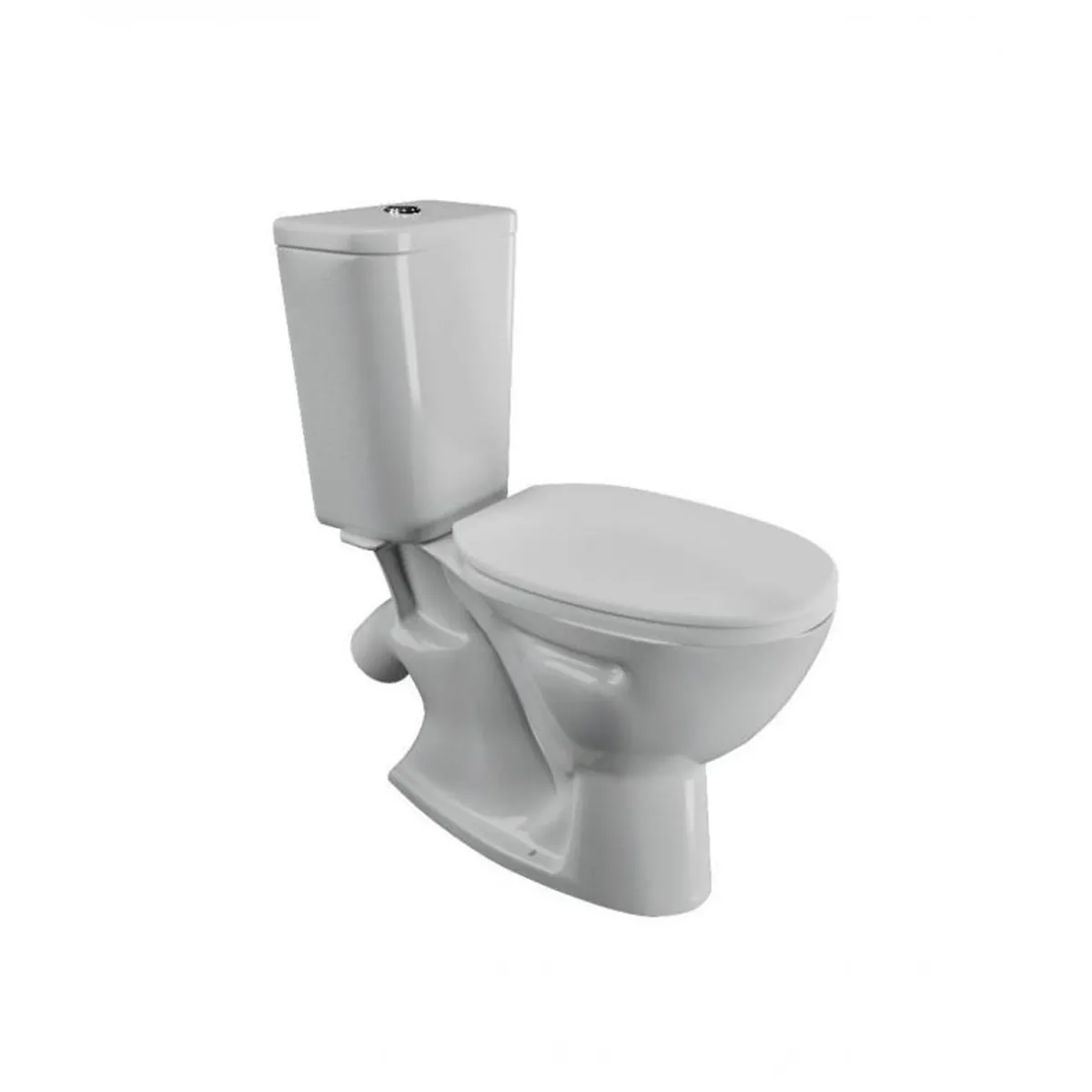 Унитаз керамический Казыр с бачком КАЗЫР нижний подвод, с сиденьем МОНОКОРОБ/233788