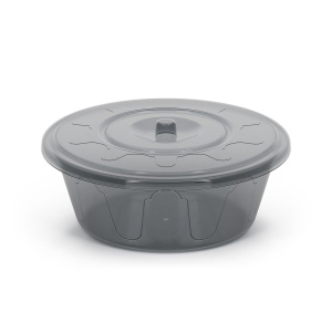 Таз 10л "Хозяюшка" с крышкой/М1294