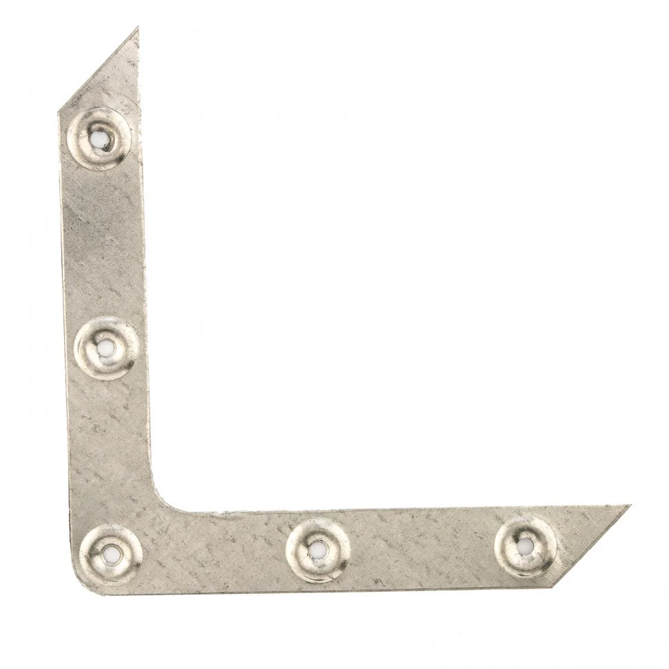 Уголок оконный 100*100 цинк 4шт /16484/14217