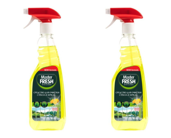 Средство для очистки стекол и зеркал Master Fresh Лимон 500мл./С673/6699/13715/8086