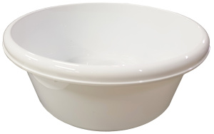 Таз круглый 6 л белый/М2511