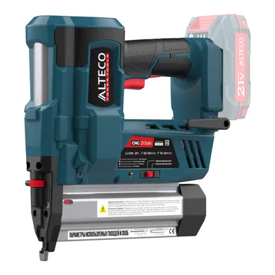 Аккумуляторный гвоздескобозабивной пистолет ALTECO CNG 20 Li Solo 68818 (С)