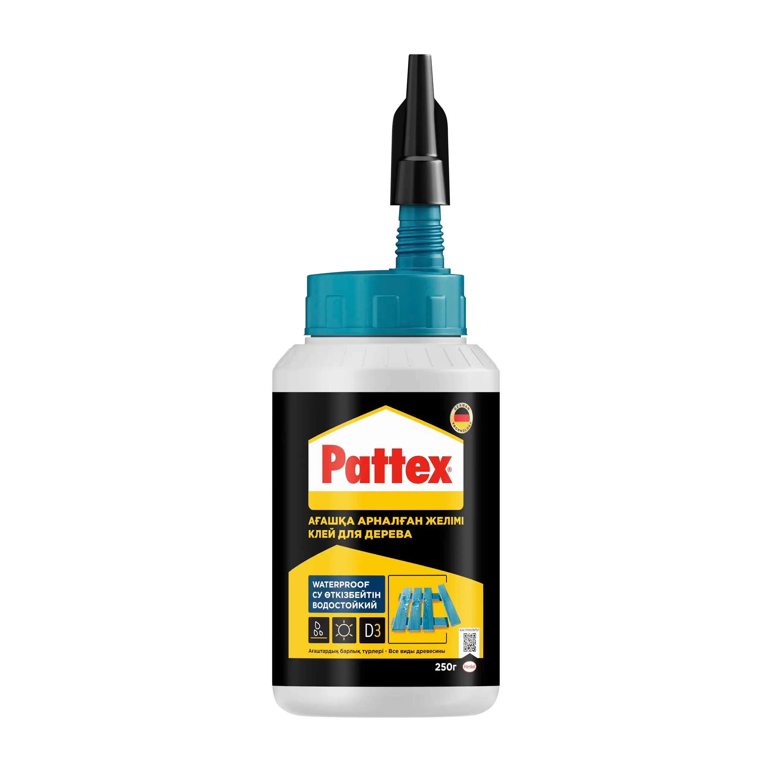 Клей для дерева PATTEX WATERPROOF 250 гр/1000-916