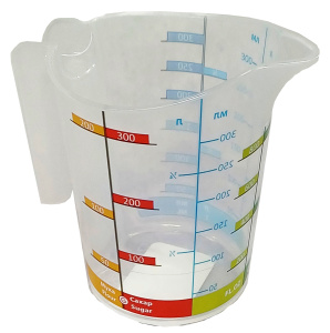 Кружка мерная "Домино" 0,3 л (прозрачный)/538