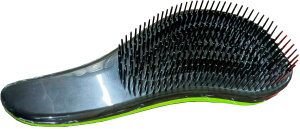 Расческа капля цветная, разноуровневые зубчики большая /9999/1439