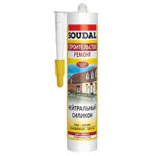 Герметик SOUDAL силиконовый универсальный бесцветный 300 мл/3486