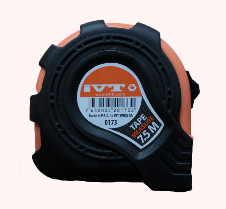 Рулетка IVT 7,5м*16мм /0173