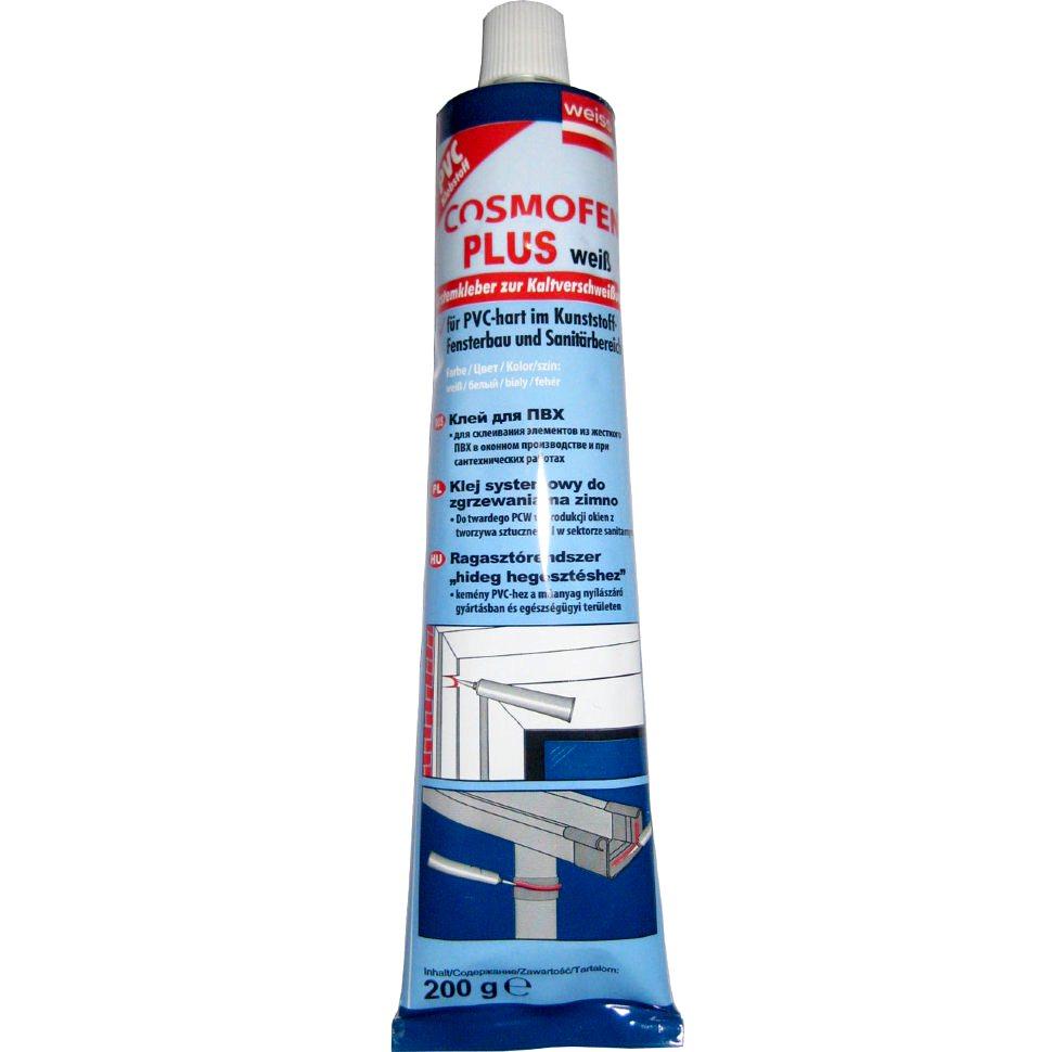 Клей для ПВХ Cosmofen 200гр, белый/9973