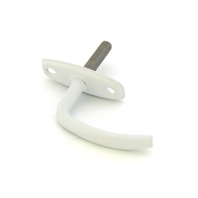 Ручка д/ок.завёр Кунгур Р1 бел. металл. /4295