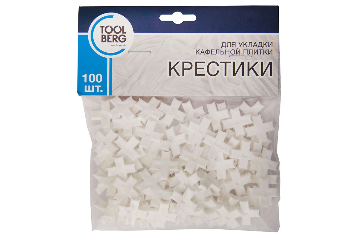 Крестики для кафеля ToolBerg 1,5 мм 100шт /2707315