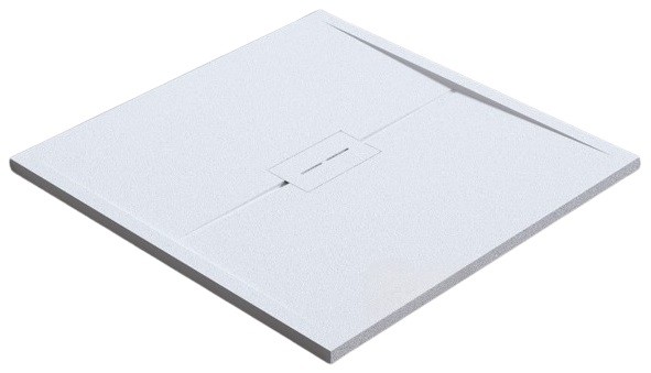 Душевой поддон IVA TSS90W искуственный камень, белый (900*900*35) (С)/236246