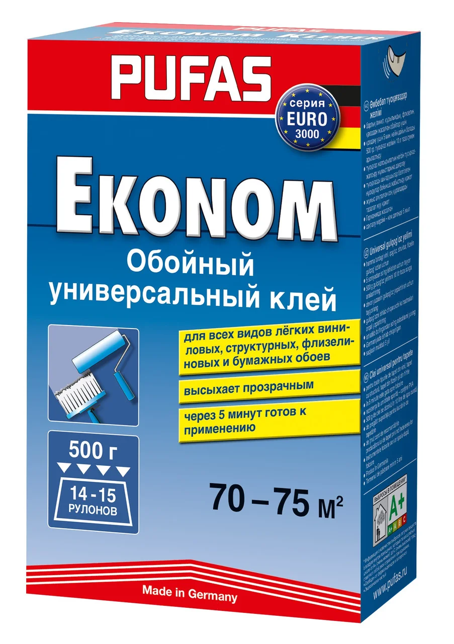 Клей обойный универсал 1000 б/и Радуга (1000гр) / 6661