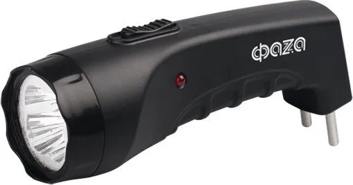 Фонарь ручной AccuF2-L04-bk с индикатором зарядки черный Фаза/5000797/559274