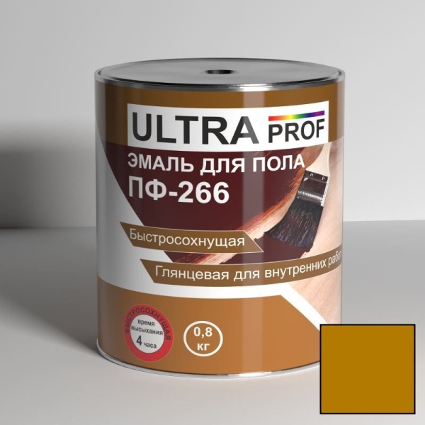 Эмаль ПФ-266 Ультра 4,5 кг желто-кор/0262