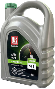 Антифриз Лукойл G11 GREEN, кан (5кг)/90903