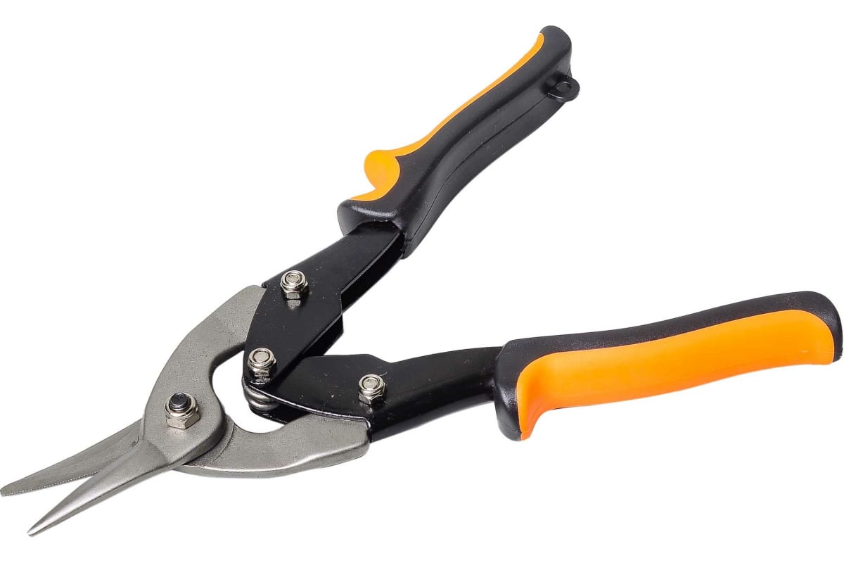 Ножницы по металлу 250мм HM-250R двухкомпонентные рукоятки Вихрь /8/3