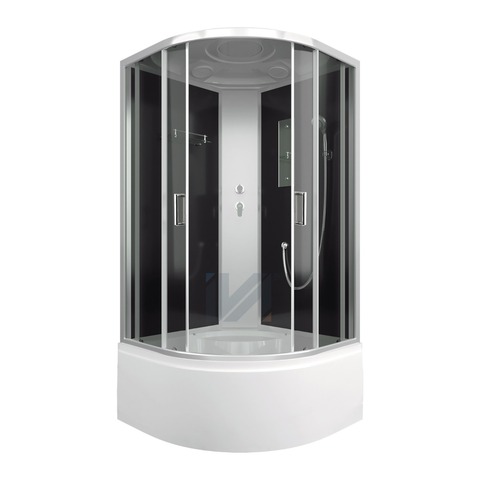 Душевая кабина IVA SC90CTG 900*900*2150 высокий серый поддон, тонированное стекло/234038