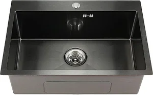 Мойка врезная Q-LINE BLACK 500*450*225 /84841