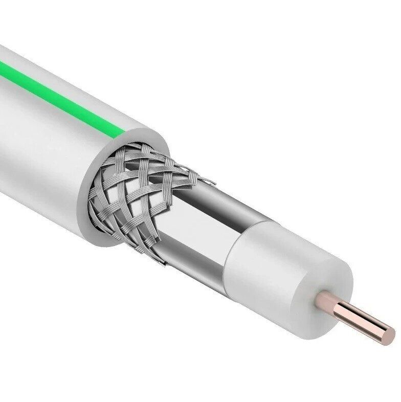 Кабель коаксиальный TV белый (RG 6-703) ASTEL/ 703