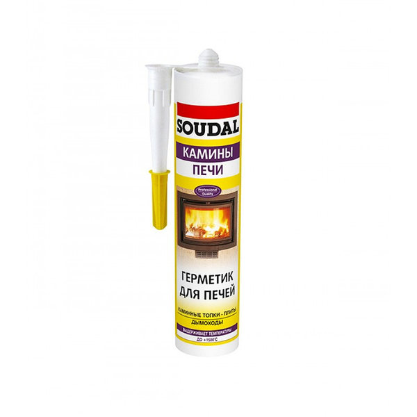 Герметик SOUDAL для печей черный/антрацит Калофер 300 мл /1905