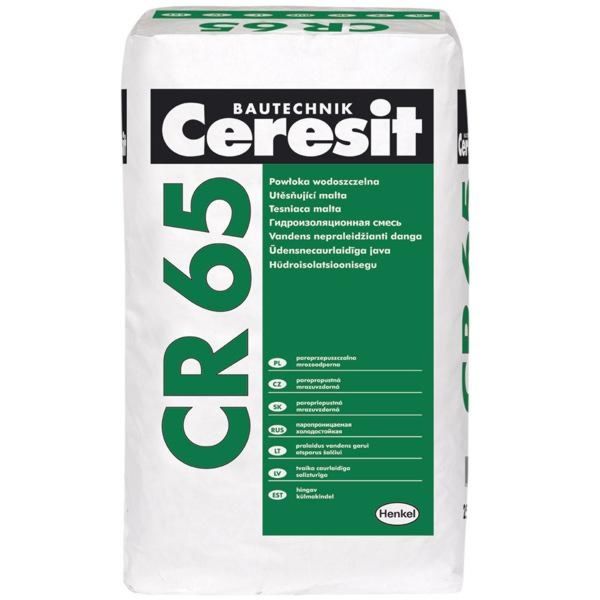 Ceresit CR 65, Цементная гидроизоляционная масса, 25 кг/0352
