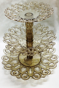 Фруктовница "Мелодия" 3-х ярусная (тонирован.)/М6620