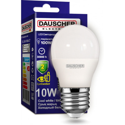Лампа DEUTSHER G45 10W Е14 4200К /0097