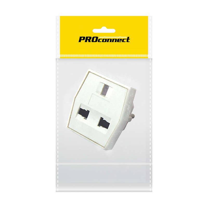 Переходник сетевой Квадрат бел. PROCONNECT 11-1011-9/1255637